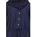 Designer loose fitting abaya in Navy Blue color Designer loose fitting abaya in Navy Blue color
